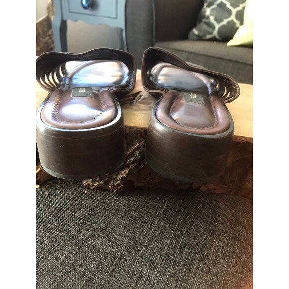 Bally Leather Women’s Sandals Size 7.5 in brown - Picture 4 of 8